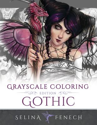 Gothic - Grayscale Edition Coloring Book - Selina Fenech