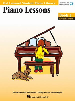 Piano Lessons Book 3 - Book/Online Audio & MIDI Access Included: Hal Leonard Student Piano Library [With CD (Audio)] - Fred Kern