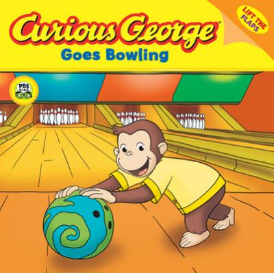 Curious George Goes Bowling (Cgtv Lift-The-Flap 8x8) - H. A. Rey