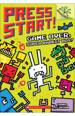 Coperta cărții 'Game Over, Super Rabbit Boy! - Thomas Flintham'