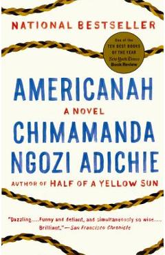 Coperta cărții 'Americanah - Chimamanda Ngozi Adichie'