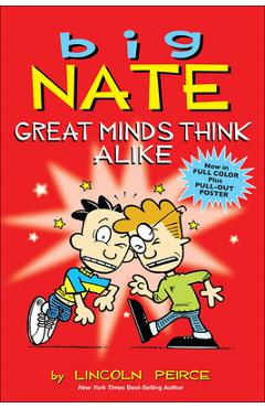 Coperta cărții 'Great Minds Think Alike - Lincoln Peirce'