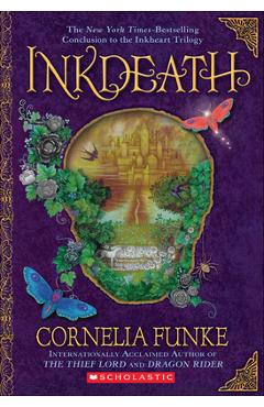 Coperta cărții 'Inkdeath - Cornelia Funke'