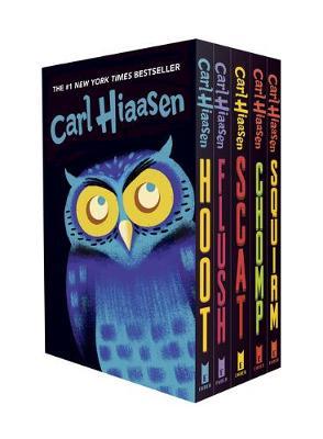 Hiaasen 5-Book Trade Paperback Box Set: Hoot; Flush; Scat; Chomp; Squirm - Carl Hiaasen