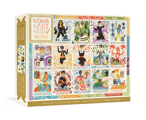 Women in Art Puzzle: Fearless Creatives Who Inspired the World 500-Piece Jigsaw Puzzle and Poster: Jigsaw Puzzles for Adults and Jigsaw Puz - Rachel Ignotofsky