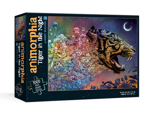 Animorphia Tiger in the Night Puzzle - Kerby Rosanes