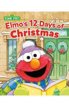 Coperta cărții 'Elmo's 12 Days of Christmas (Sesame Street) - Sarah Albee'