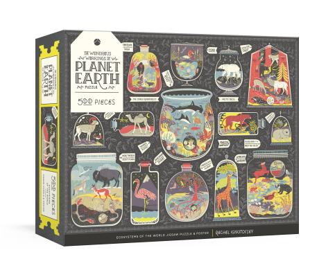 The Wondrous Workings of Planet Earth Puzzle: Ecosystems of the World 500-Piece Jigsaw Puzzle and Poster: Jigsaw Puzzles for Adults and Jigsaw Puzzles - Rachel Ignotofsky