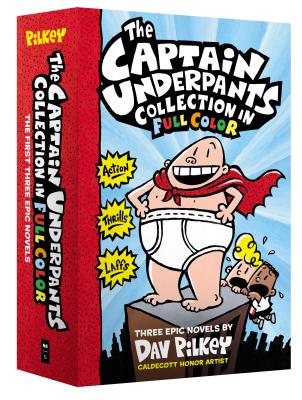 The Captain Underpants Color Collection (Captain Underpants #1-3 Boxed Set) - Dav Pilkey