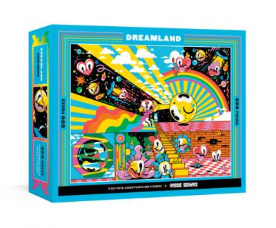 Dreamland: A 500-Piece Jigsaw Puzzle & Stickers: Jigsaw Puzzles for Adults - Hattie Stewart