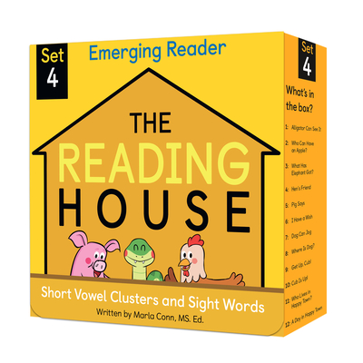 The Reading House Set 4: Short Vowel Clusters and Sight Words - The Reading House