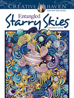Creative Haven Entangled Starry Skies Coloring Book - Angela Porter
