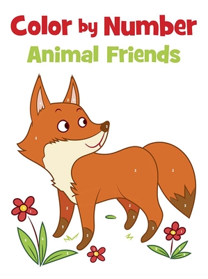 Color by Number Animal Friends - Dover Publications