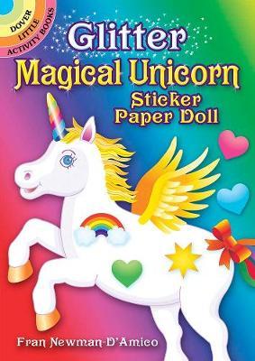 Glitter Magical Unicorn Sticker Paper Doll - Fran Newman-d'amico