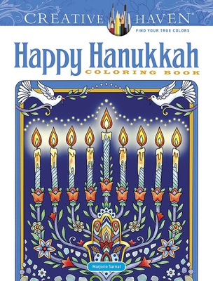 Creative Haven Happy Hanukkah Coloring Book - Marjorie Sarnat