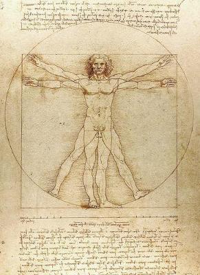 Vitruvian Man Notebook - Leonardo Da Vinci