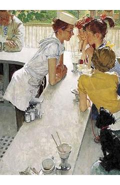 Poza produsului Norman Rockwell's the Soda Jerk from the Saturday Evening Post Notebook - Norman Rockwell