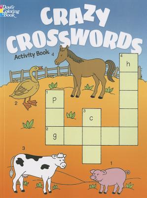 Crazy Crosswords Activity Book - Anna Pomaska