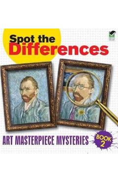 Coperta cărții 'Spot the Differences Book 2: Art Masterpiece Mysteries - Dover'