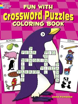 Fun with Crossword Puzzles Coloring Book - Anna Pomaska
