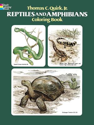 Reptiles and Amphibians Coloring Book - Thomas C. Quirk