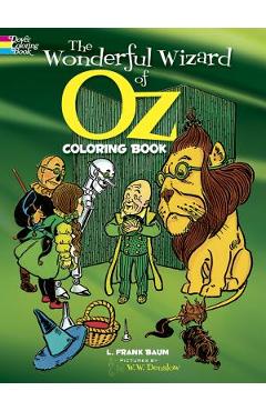Coperta cărții 'The Wonderful Wizard of Oz Coloring Book - L. Frank Baum'