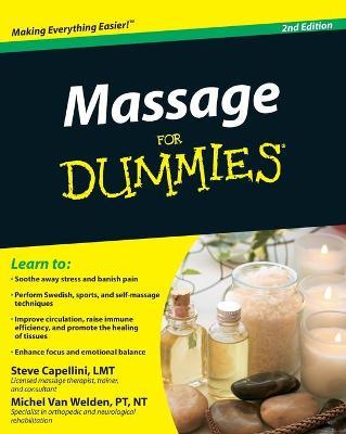 Massage for Dummies - Steve Capellini