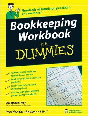 Bookkeeping Workbook for Dummies - Lita Epstein