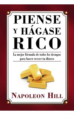 Coperta cărții 'Piense Y H�gase Rico - Napoleon Hill'