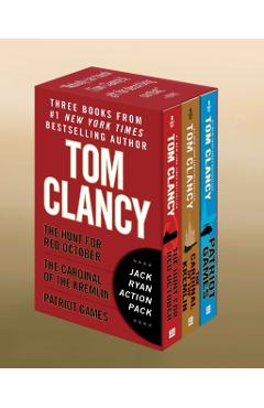 Tom Clancy's Jack Ryan Action Pack: The Hunt for Red October/The Cardinal of the Kremlin/Patriot Games - Tom Clancy