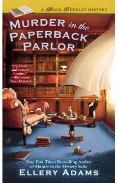 Coperta cărții 'Murder in the Paperback Parlor - Ellery Adams'