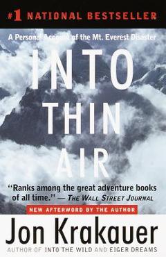 Poza produsului Into Thin Air: A Personal Account of the Mount Everest Disaster - Jon Krakauer