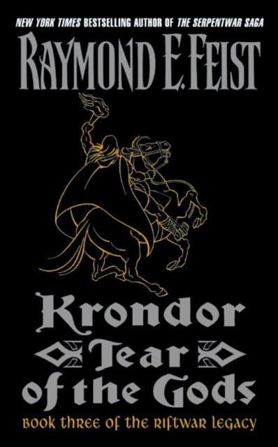 Coperta cărții 'Krondor: Tear of the Gods - Raymond E. Feist'