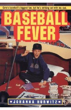 Coperta cărții 'Baseball Fever - Johanna Hurwitz'