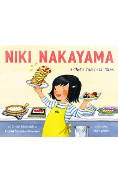 Coperta cărții 'Niki Nakayama: A Chef's Tale in 13 Bites - Debbi Michiko Florence'