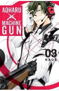 Coperta cărții 'Aoharu X Machinegun, Volume 3 - Naoe'