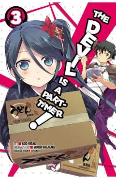 Coperta cărții 'The Devil Is a Part-Timer!, Vol. 3 (Manga) - Satoshi Wagahara'