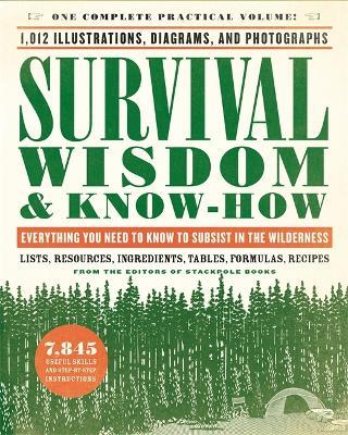 Survival Wisdom & Know-How: Everything You Need to Know to Subsist in the Wilderness - The Editors Of Stackpole Books
