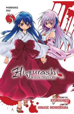 Coperta cărții 'Higurashi When They Cry: Massacre Arc, Vol. 3 - Ryukishi07'