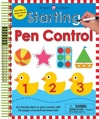 Wipe Clean: Starting Pen Control: Includes a Wipe-Clean Pen - Roger Priddy