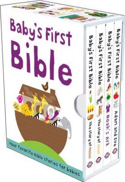 Baby's First Bible Boxed Set: The Story of Moses, the Story of Jesus, Noah's Ark, and Adam and Eve - Roger Priddy