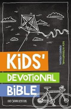 Coperta cărții 'Nirv, Kids' Devotional Bible, Hardcover: Over 300 Devotions - Zondervan'