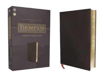 Nasb, Thompson Chain-Reference Bible, Bonded Leather, Black, Red Letter, 1977 Text - Frank Charles Thompson