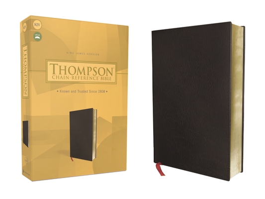 Kjv, Thompson Chain-Reference Bible, Bonded Leather, Black, Red Letter - Frank Charles Thompson
