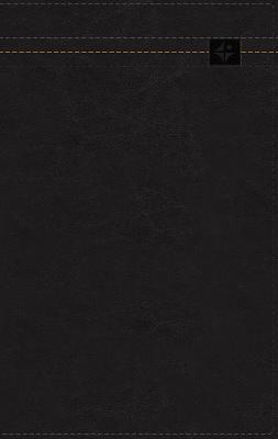 Nasb, Thinline Bible, Large Print, Leathersoft, Black, Red Letter Edition, 2020 Text, Thumb Indexed, Comfort Print - Zondervan