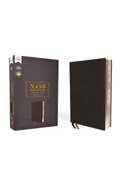 Nasb, Thinline Bible, Leathersoft, Black, Red Letter Edition, 2020 Text, Comfort Print - Zondervan