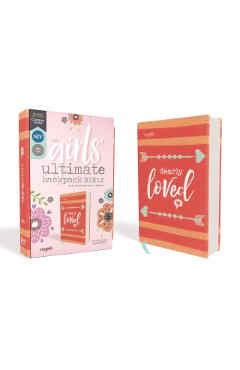 Niv, Girls' Ultimate Backpack Bible, Faithgirlz Edition, Compact, Flexcover, Coral, Red Letter Edition, Comfort Print - Zondervan