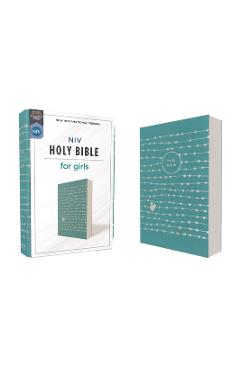 Poza produsului Niv, Holy Bible for Girls, Soft Touch Edition, Leathersoft, Teal, Comfort Print - Zondervan
