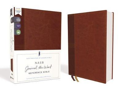 Nasb, Journal the Word Reference Bible, Leathersoft Over Board, Brown, Red Letter Edition, 1995 Text, Comfort Print: Let Scripture Explain Scripture. - Zondervan
