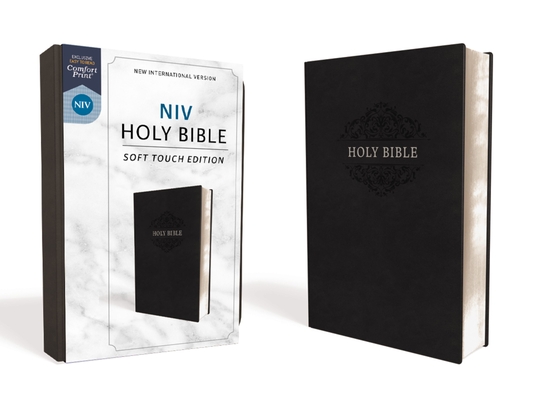 NIV, Holy Bible, Soft Touch Edition, Imitation Leather, Black, Comfort Print - Zondervan
